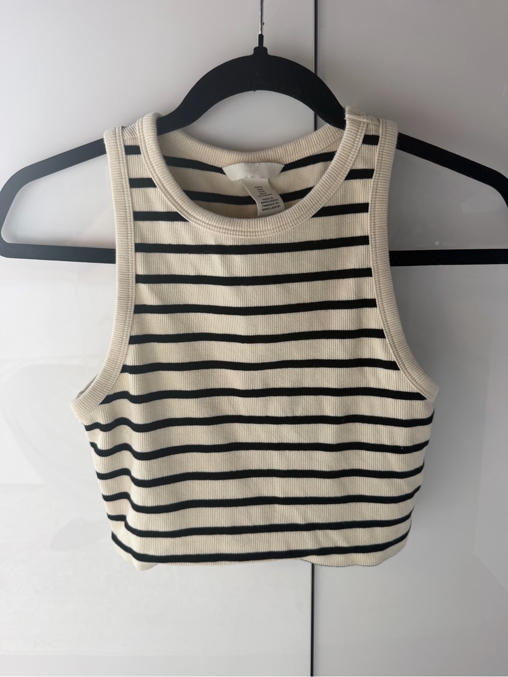 Cropped Striped Tank